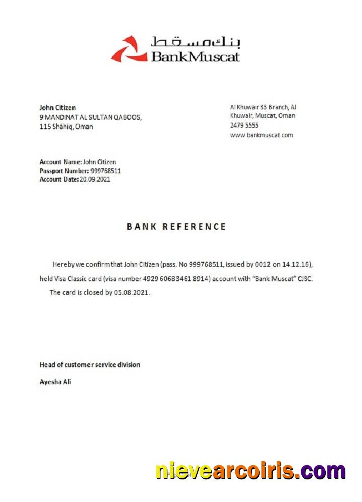 Oman Muscat closure reference